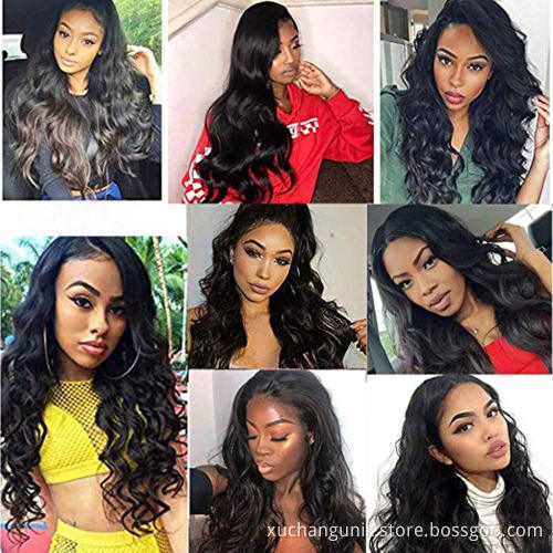 Uniky Raw Brazilian Cuticle Aligned Virgin Body Wave Human Hair Full Hd Lace Front Wig For Black Women Lace Closure Wig Vendor